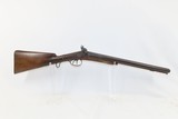 “STELLA’S SILVER STAR SALOON” Antique BELGIAN SHOTGUN 16 Ga Double Barrel Bar Style Percussion Shotgun c1860s - 12 of 17
