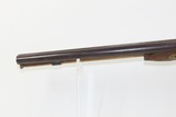 “STELLA’S SILVER STAR SALOON” Antique BELGIAN SHOTGUN 16 Ga Double Barrel Bar Style Percussion Shotgun c1860s - 5 of 17