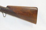 “STELLA’S SILVER STAR SALOON” Antique BELGIAN SHOTGUN 16 Ga Double Barrel Bar Style Percussion Shotgun c1860s - 3 of 17