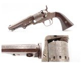 ENGRAVED Antique CIVIL WAR Era MANHATTAN ARMS .31 POCKET Model Revolver
New Jersey Manufactured PERCUSSION Revolver - 1 of 19