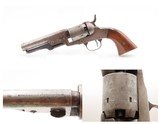 RARE Antique HOPKINS & ALLEN .31 Percussion POCKET Revolver 3rd Model BACON Very Scarce Revolver with GREAT CYLINDER SCENES