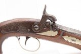 ENGRAVED & SILVER Mounted Antique DERINGER Percussion Pistol KILLED LINCOLN Henry Deringer’s Famous 1850s Pocket Pistol - 4 of 17