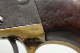 1863 mfr. CIVIL WAR Antique US NAVY COLT Model 1851 .36 Percussion Revolver With Inscription to Sailor - 7 of 20