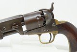 1863 mfr. CIVIL WAR Antique US NAVY COLT Model 1851 .36 Percussion Revolver With Inscription to Sailor - 4 of 20
