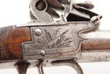 ENGRAVED Antique DOUBLE BARREL SxS European FLINTLOCK Pocket/Belt PistolFINE .34 Caliber SELF DEFENSE Belt / Pocket Pistol - 14 of 18