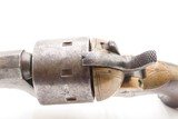 ENGRAVED Antique CIVIL WAR Era MOORE’S PATENT Co. .32 BELT Revolver SCARCEScarce & Very Collectible Civil War Revolver - 8 of 17
