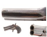 REMINGTON ARMS-U.M.C. Model 95 O/U Double DERINGER Type III .41 C&R PistolLong-Lived American OVER/UNDER Conceal & Carry - 1 of 17