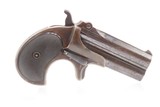 REMINGTON ARMS-U.M.C. Model 95 O/U Double DERINGER Type III .41 C&R PistolLong-Lived American OVER/UNDER Conceal & Carry - 14 of 17