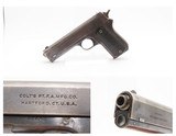 1917 mfr COLT M1903 POCKET HAMMER .38 ACP Pistol C&R John Moses Browning
WORLD WAR I Era Sidearm