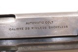 1917 mfr COLT M1903 POCKET HAMMER .38 ACP Pistol C&R John Moses Browning
WORLD WAR I Era Sidearm - 17 of 22