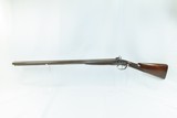 SCOTTISH CASED & ENGRAVED Antique McCRIRICK Side by Side PERCUSSION Shotgun Made Mid-1800s AYR, AYRSHIRE, SCOTLAND - 6 of 25