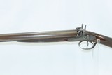 SCOTTISH CASED & ENGRAVED Antique McCRIRICK Side by Side PERCUSSION Shotgun Made Mid-1800s AYR, AYRSHIRE, SCOTLAND - 8 of 25