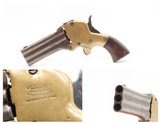 RARE Antique WILLIAM W. MARSTON Three Barrel .32 RF DERINGER Pocket Pistol
CIVIL WAR ERA Triple Barrel Superposed Pistol - 1 of 17