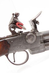 Antique WHEELER “Tap Action” FLINTLOCK DOUBLE BARREL Superposed .44 Pistol
ENGLISH Made LATE 1700s to EARLY 1800s! - 17 of 18