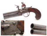 Antique WHEELER “Tap Action” FLINTLOCK DOUBLE BARREL Superposed .44 Pistol
ENGLISH Made LATE 1700s to EARLY 1800s! - 1 of 18