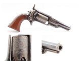 1st YEAR Antique Pre-CIVIL WAR COLT Model 1855 ROOT POCKET Revolver .28 Cal With Great Cylinder Scene!