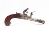 ENGRAVED Antique SYKES of LONDON Boxlock FLINTLOCK Pistol w/SNAP BAYONET
Early-1800s BRITISH Self Defense Pocket/Muff Pistol - 14 of 17