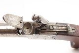 ENGRAVED Antique SYKES of LONDON Boxlock FLINTLOCK Pistol w/SNAP BAYONET
Early-1800s BRITISH Self Defense Pocket/Muff Pistol - 7 of 17