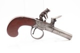 ENGRAVED Antique T. KETLAND & Co. “Boxlock” FLINTLOCK Self Defense Pistol
EARLY 1800s POCKET/MUFF Flintlock Pistol - 15 of 18