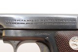 1926 mfr. COLT M1908 .25 ACP HAMMERLESS VEST POCKET Self Defense Pistol C&R ROARING TWENTIES Colt’s Smallest Semi-Auto - 5 of 17