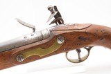 Early 1800s Antique British NEW LAND Pattern CAVALRY Style .65 FLINTLOCK
Original Lock “TOWER” and “CROWN/GR” Marked Pistol - 18 of 19