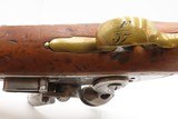 Early 1800s Antique British NEW LAND Pattern CAVALRY Style .65 FLINTLOCK
Original Lock “TOWER” and “CROWN/GR” Marked Pistol - 14 of 19