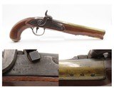 BRASS BARREL Antique T. KETLAND & Co. .56 Conversion Pistol w/ALLPORT LOCK
EARLY 1800s Era MANSTOPPER Flintlock to PERCUSSION - 1 of 19