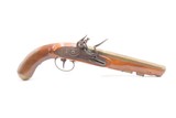 SHARPE of LONDON Brass Barrel ENGRAVED Flintlock BELT Self Defense Pistol English Maker Known for his “FUR TRADE” Pistols - 2 of 19