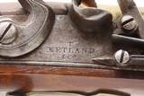 Antique T. KETLAND & Co. “K.W. & A” Marked Brass Barrel FLINTLOCK Pistol
KETLAND, WALKER & ADAMS Marked Flintlock - 6 of 19