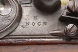 H. NOCK Antique BRASS BARRELED British Proofed FLINTLOCK BLUNDERBUSS Pistol 200+ Year Old WAR of 1812 Close Range Weapon - 6 of 20