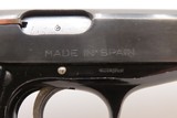 Scarce SPANISH M.A.B. Espanola Model “GZ” .22 SEMI-AUTO Pocket Pistol C&R
SCARCE .22 Caliber Rimfire Semi-Automatic Pistol - 13 of 19