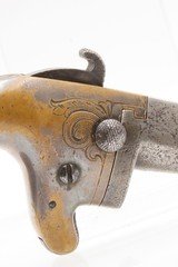 Desirable CIVIL WAR Era RARE All Metal Antique NATIONAL ARMS No. 1 Deringer ENGRAVED SCARCE SHORT BARREL Civil War-Era Pistol - 16 of 17