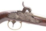 “U.S.N.” SCARCE Antique N.P. AMES U.S. NAVY M1842 BOXLOCK Percussion Pistol 1 of only 2,000; 1845 Dated MEXICAN-AMERICAN WAR - 4 of 19