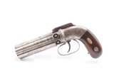 GOLD RUSH Era ALLEN & THURBER Antique WORCHESTER Period PEPPERBOX Revolver
ENGRAVED First DA Revolving Percussion Pistol - 2 of 18