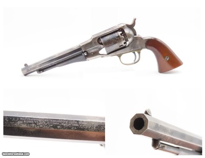 Antique REMINGTON-RIDER New Model BELT Single Action Revolver 36 Percussion