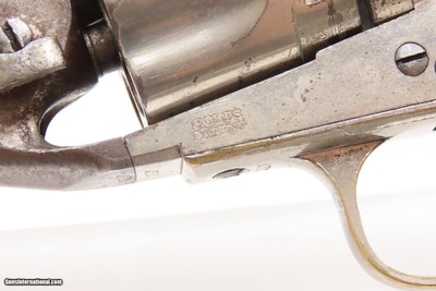 Scarce Antique COLT M1862 POLICE .38 RF Conversion Revolver w/EJECTOR ROD - Image 17 of 19