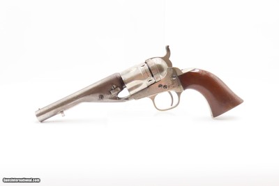 Scarce Antique COLT M1862 POLICE .38 RF Conversion Revolver w/EJECTOR ROD - Image 8 of 19
