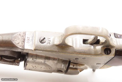 Scarce Antique COLT M1862 POLICE .38 RF Conversion Revolver w/EJECTOR ROD - Image 6 of 19