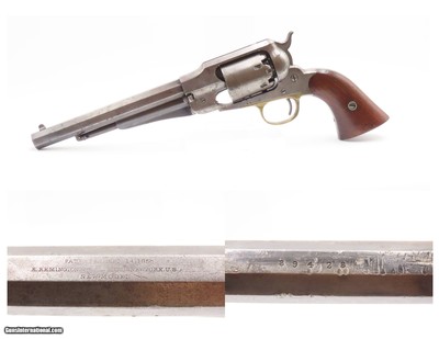 CIVIL WAR Antique .44 US REMINGTON NMA with CARTOUCHE & Inspection Markings Made and Shipped to the UNION ARMY Circa 1863-65