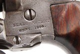 Rare CIVIL WAR Era Antique WHITNEY-BEALS “WALKING BEAM” Percussion Revolver 1 of 3,200 Manufactured at the Whitneyville Armory - 6 of 18