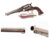 DESIRABLE Scarce Antique REMINGTON New Model POLICE .36 PERCUSSION Revolver UNCONVERTED Percussion Five Shot Revolver - 1 of 19