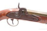 ENGRAVED Antique A.W. SPIES Brass Barrel .73 MANSTOPPER Percussion Pistol
Chambered in a MANSTOPPING .73 Caliber - 4 of 22