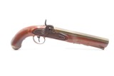 ENGRAVED Antique A.W. SPIES Brass Barrel .73 MANSTOPPER Percussion Pistol
Chambered in a MANSTOPPING .73 Caliber - 2 of 22