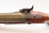 ENGRAVED Antique A.W. SPIES Brass Barrel .73 MANSTOPPER Percussion Pistol
Chambered in a MANSTOPPING .73 Caliber - 10 of 22