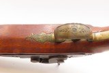 ENGRAVED Antique A.W. SPIES Brass Barrel .73 MANSTOPPER Percussion Pistol
Chambered in a MANSTOPPING .73 Caliber - 15 of 22