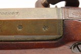 ENGRAVED Antique A.W. SPIES Brass Barrel .73 MANSTOPPER Percussion Pistol
Chambered in a MANSTOPPING .73 Caliber - 12 of 22