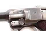 World War II THIRD REICH German MAUSER “42” Code “1940” Dated LUGER PISTOL
ICONIC World War II German Semi-Automatic Sidearm - 6 of 21