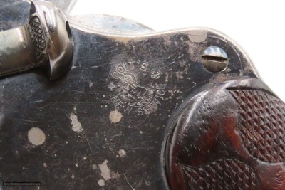 Scarce COLT “New Service” FLATTOP Target Model C&R .44 S&W RUSSIAN Revolver LARGE Double Action with 7 1/2” Barrel - Image 7 of 19