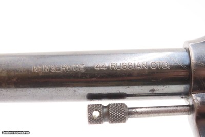 Scarce COLT “New Service” FLATTOP Target Model C&R .44 S&W RUSSIAN Revolver LARGE Double Action with 7 1/2” Barrel - Image 6 of 19