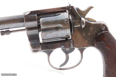 Scarce COLT “New Service” FLATTOP Target Model C&R .44 S&W RUSSIAN Revolver LARGE Double Action with 7 1/2” Barrel - Image 4 of 19